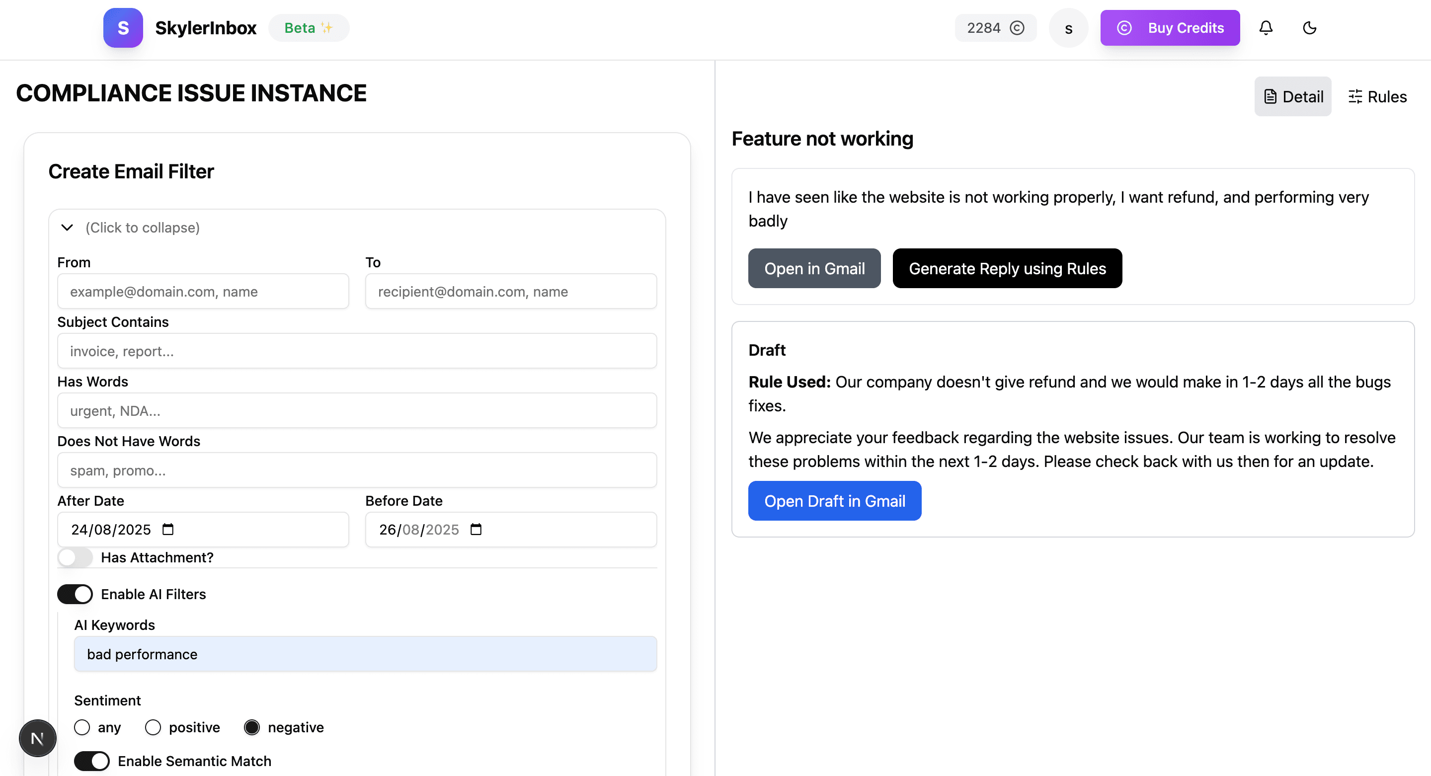 Generate Replies